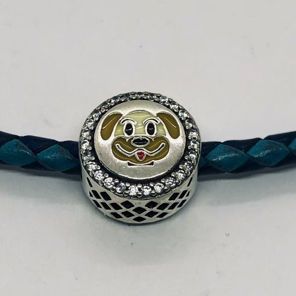 ✨✨Pandora Dog Charm Dog Face Charm Pet Charm Doggy Charm